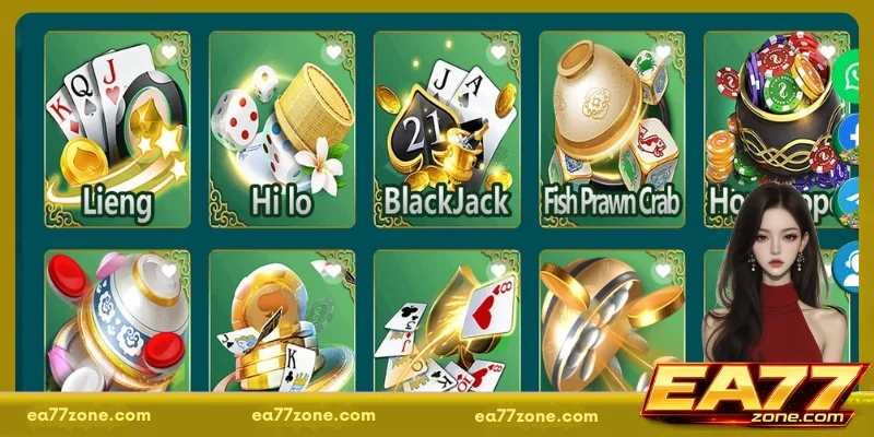 Game rooms at EA77 Card Games