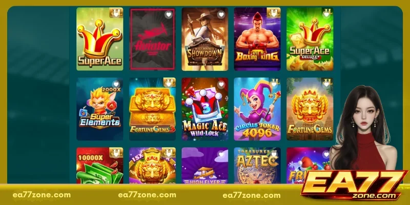 Some noteworthy games available at EA77 Slots worth participating in